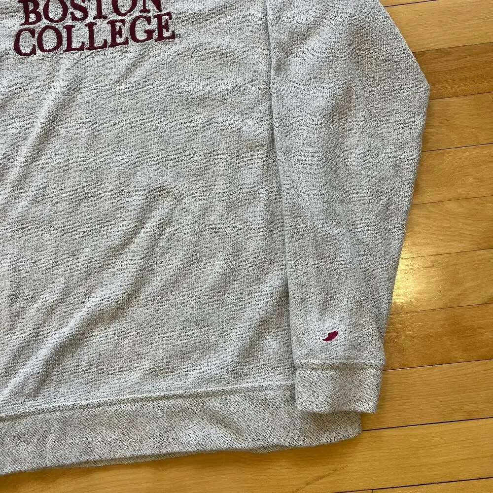 Boston College Sweatshirt Women's Size Medium Pullover Crewneck Gray/Red